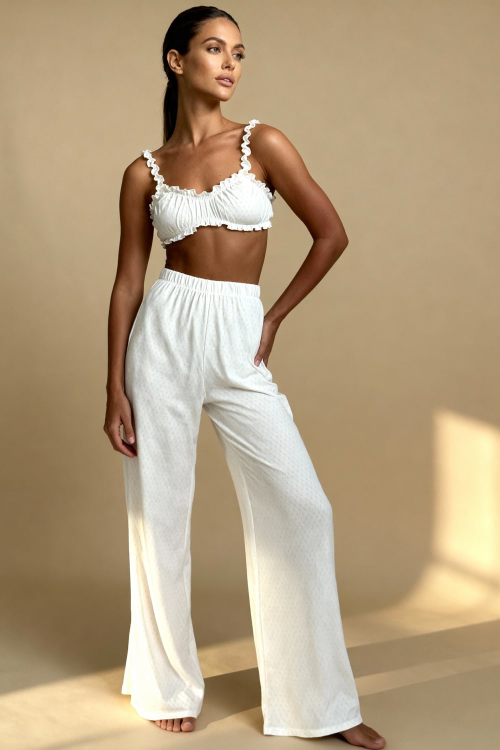 Ensemble pantalon et brassière Elisa