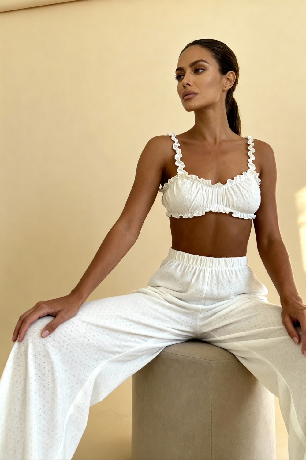 Ensemble pantalon et brassière Elisa