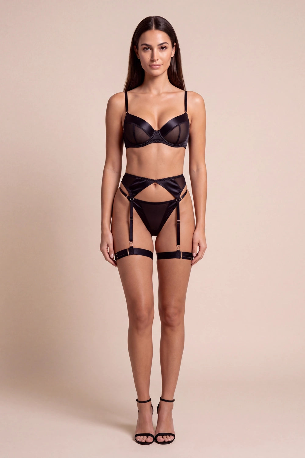 Ensemble Powder noir
