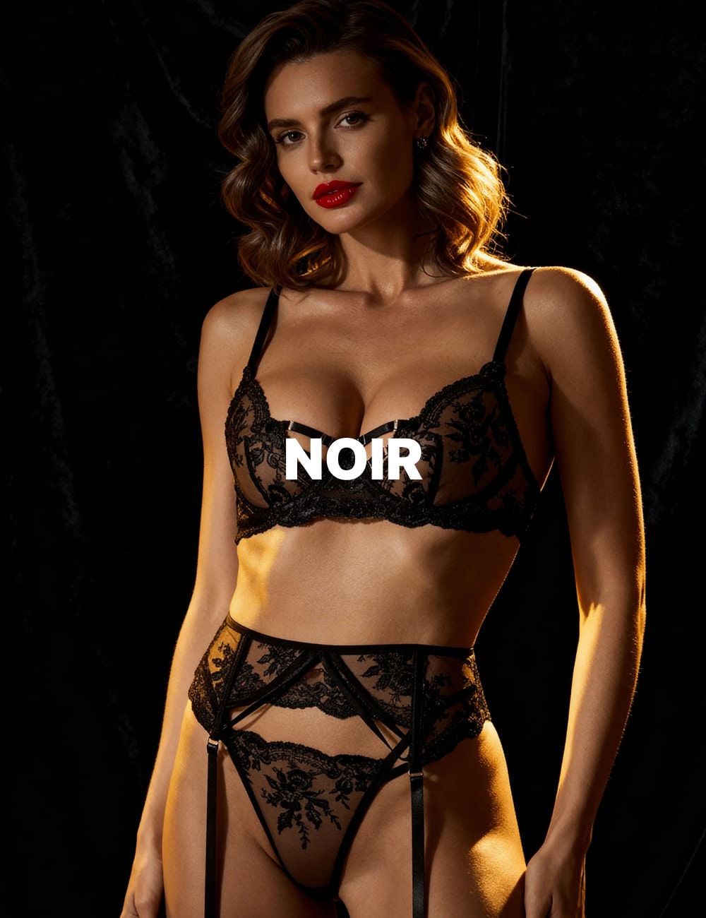Lingerie sexy noir