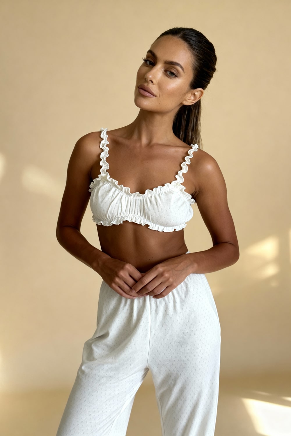 Ensemble pantalon et brassière Elisa