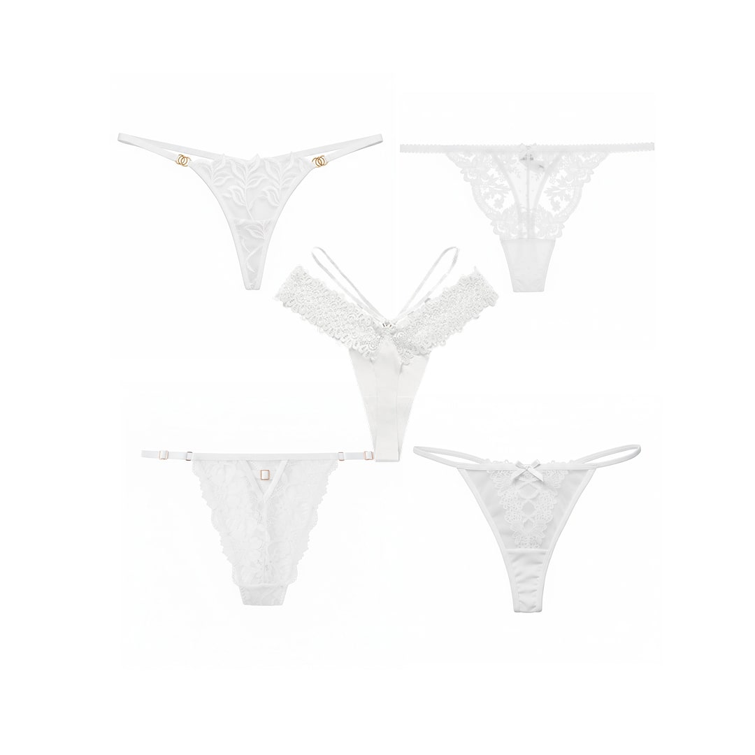 Pack 5 Strings Blanc - Offre Automne