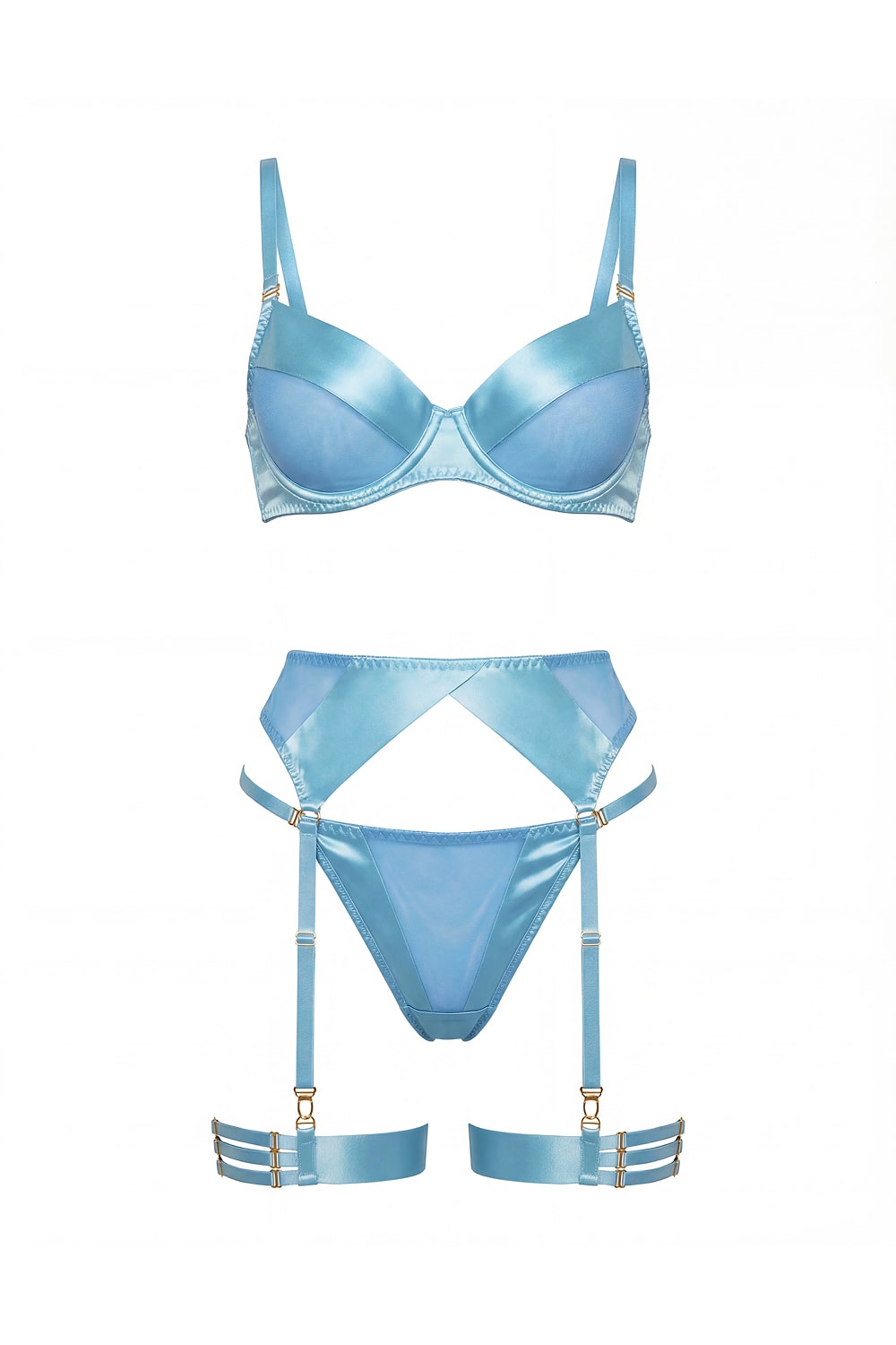 Ensemble Powder bleu