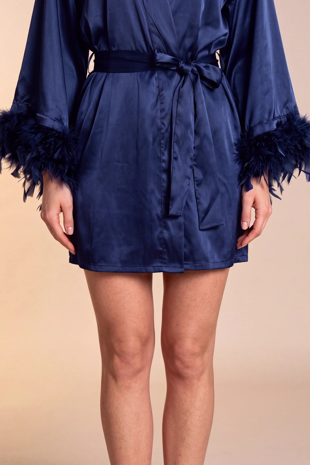 Kimono long en satin Celiana